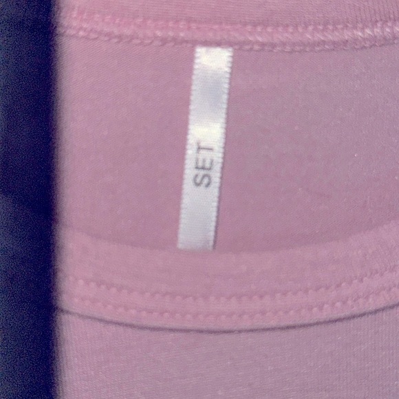 SET Active-JERSEY FITTED LONG SLEEVE Top-PEONY  Pink Size-Small-New - Picture 6 of 6